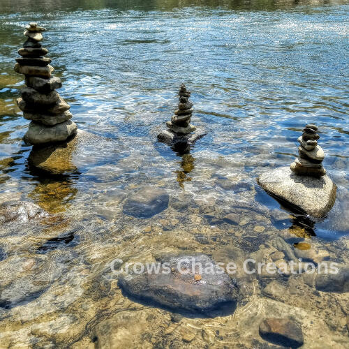 Stones and water